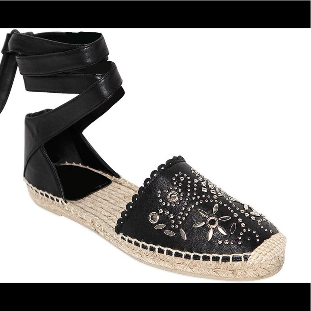 Saint Laurent Leather Espadrille SZ. 37.5